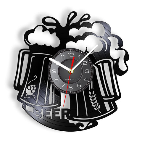 Horloge Murale Moto<br> Bière à Foison - Antre du Motard