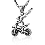 Pendentif Moto Cross Acrobatie