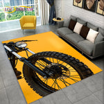 Tapis Moto Cartoon Pneu Tout-Terrain 230x160cm