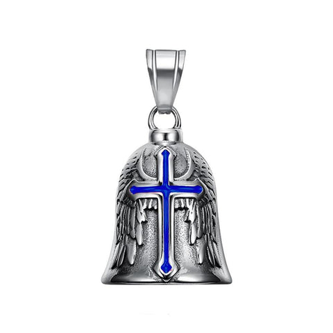 Guardian Bell<br> Croix Chrétienne Bleue - Antre du Motard