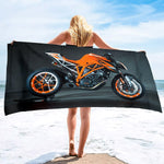 Serviette de Plage Moto Roadster Ktm Duke 150x260cm