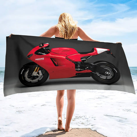 Serviette de Plage Moto<br> Ducati Sportive 150x260cm