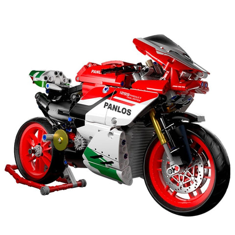 Moto lego Sportive Rouge 803 pièces - Antre du Motard