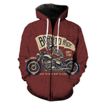 Sweat Biker Squelette à Moto Vintage - Antre du Motard