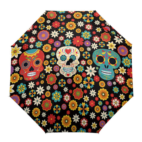 Parapluie Moto<br> Calaveras Mexicaines - Antre du Motard