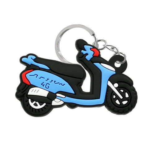 Porte-Clé Moto Caoutchouc<br> Scooter Default Title