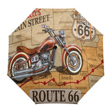 Parapluie Moto Carte Route 66 - Antre du Motard