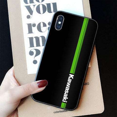 Coque iPhone Moto Bande Kawasaki iPhone 14pro max