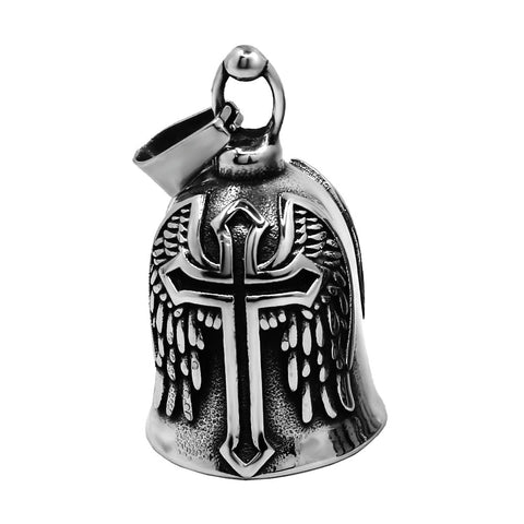 Guardian Bell<br> Croix Religieuse Ailée - Antre du Motard