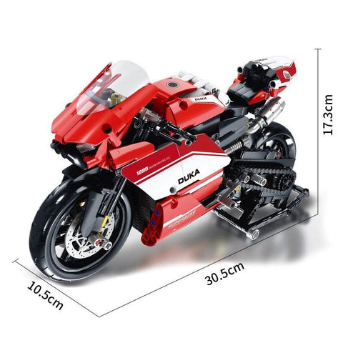 Moto Lego Sportive Rouge - Antre du Motard