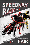 Affiche Moto Vintage Speedway Racing