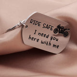 Porte-Clef Moto Citation Ride Safe