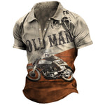 Polo Moto Old Man Vintage - Antre du Motard