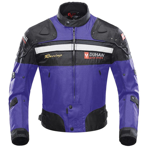 Veste Biker Racing<br> Coupe-Vent Violet (Textile) - Antre du Motard