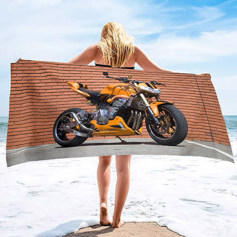 Serviette de Plage Moto<br> Street 150x260cm