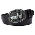 Ceinture Biker Noire 125cm