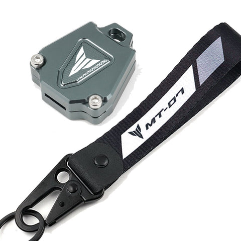 Coque Clé Grise Moto<br> Pack Sigle (Yamaha) MT-07<br> avec Porte-Clé Associé Default Title