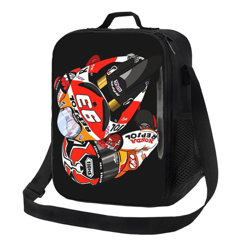 Sac Sacoche Isotherme Moto GP<br> Pilote de Course Marquez 93 - Antre du Motard