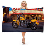 Serviette de Plage Moto Las Vegas