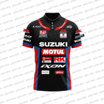 Polo Moto Suzuki Racing Noir