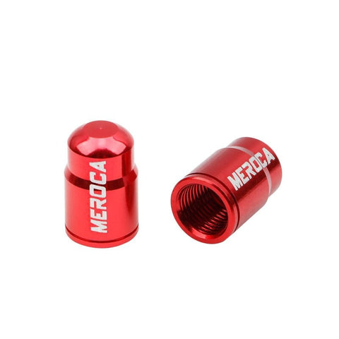 Bouchon de Valve Moto<br> Aluminium Rouge (Pack de 2) Default Title