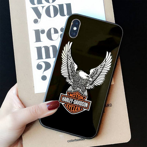 Coque iPhone Moto<br> Aigle Harley iPhone 14pro max