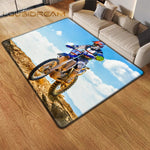 Tapis Moto Cross Journée Ensoleillée 160x230cm