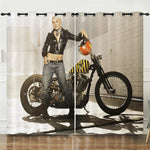 Rideau Moto Chanteuse P!nk 240x270cm Oeillets