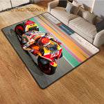 Tapis Moto GP Marquez Pose le Genou 160x230cm