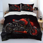 Housse de Couette Moto Futuriste Muscle