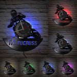 Horloge Murale Moto Cross Glissage (LED) Default Title