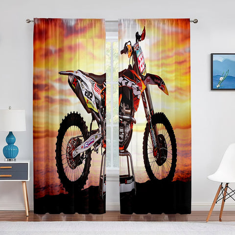 Rideau Moto Cross<br> KTM 600x250cm Oeillets