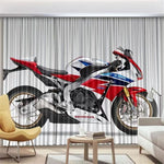 Rideau Moto CBR Honda 220x214cm Crochets