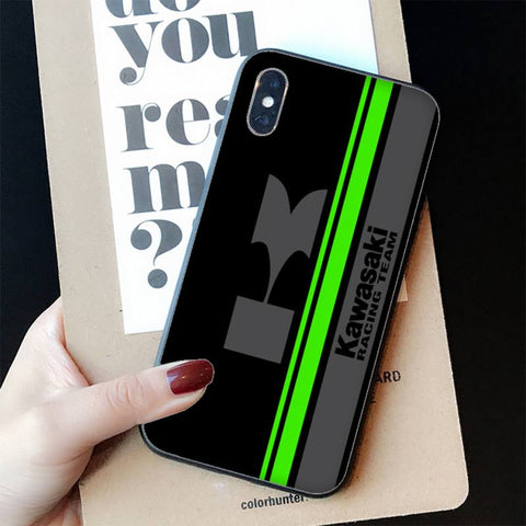 Coque iPhone Moto<br> Kawasaki Racing Team iPhone 14pro max