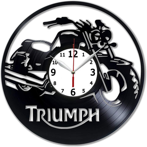 Horloge Murale Moto Triumph - Antre du Motard