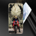 Coque Téléphone Samsung Moto Motard Ailé Samsung S8