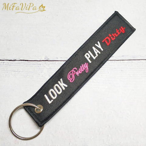 Porte-Clef Moto Femme<br> Look Pretty Play Dirty Default Title