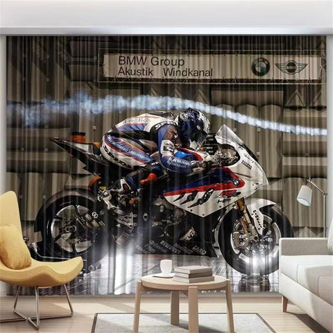 Rideau Moto<br> S1000 RR BMW 220x214cm Crochets