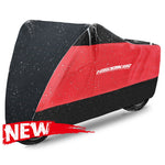 Bache Moto Polyester Noir et Rouge 4XL 2301-2600mm