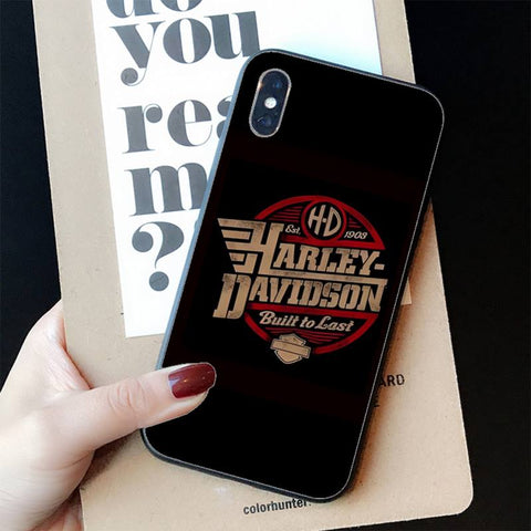 Coque iPhone Moto<br> Harley Davidson Built to Last iPhone 14pro max