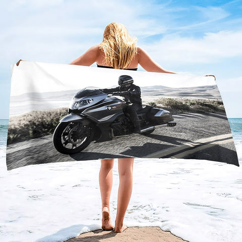 Serviette de Plage Moto<br> Aventure 150x260cm