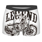 Boxer Moto Blanc XXL