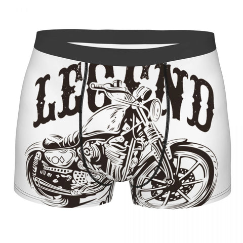 Boxer Moto<br> Blanc XXL