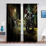 Rideau Moto Suzuki de Nuit 600x250cm Oeillets