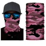 Tour de Cou Moto pour Femme Camouflage Rose