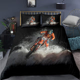 Housse de Couette Moto Moto Cross Nocturne