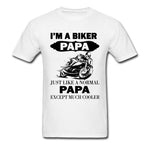 T-Shirt Moto Papa Biker XXXL