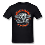 T-shirt moto Route 66