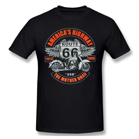 T-shirt moto<br> Route 66