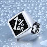 Bague Moto 1% (Acier)